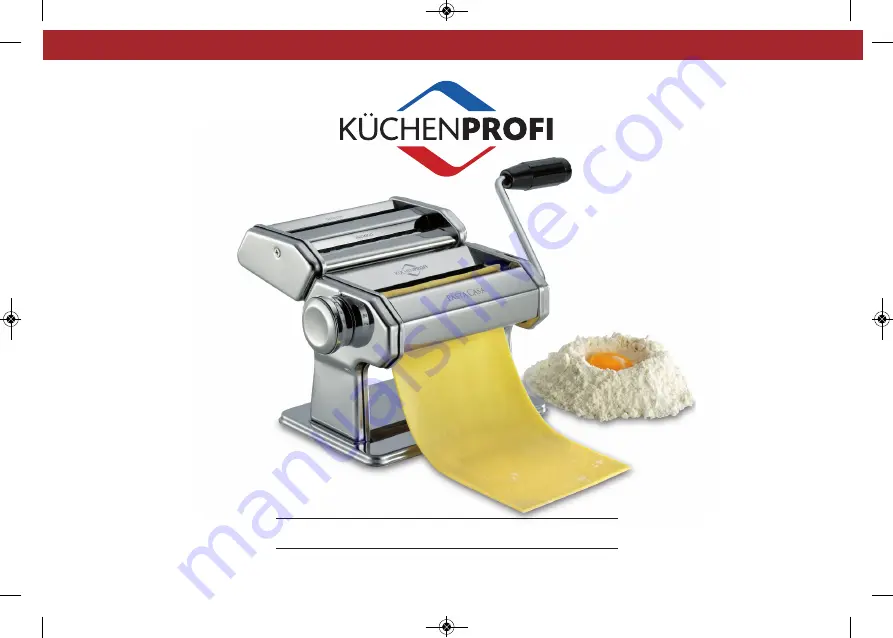 Küchenprofi PastaCasa 150 User Manual Download Page 11