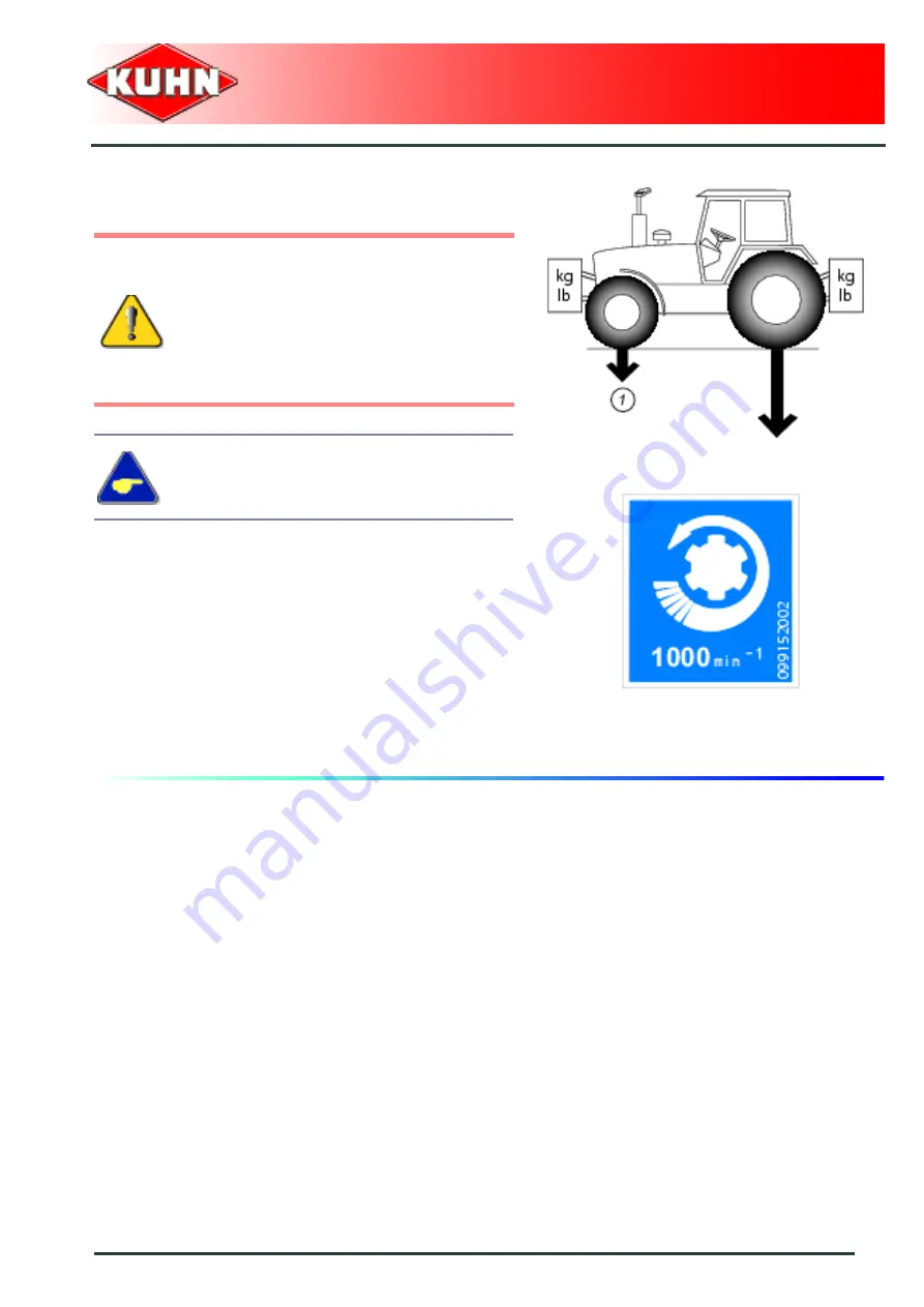 KUHN FC283 R Operator'S Manual Download Page 25