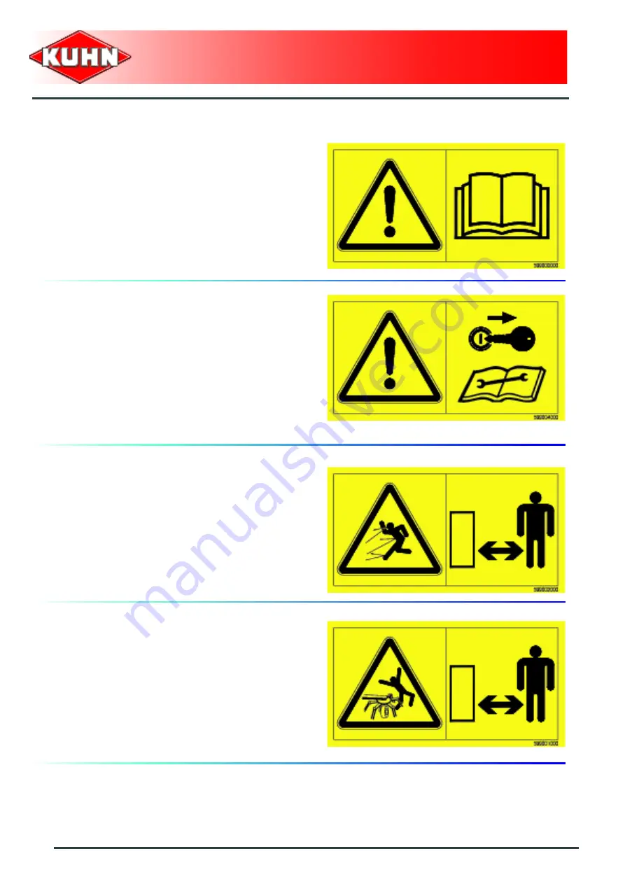 KUHN GF222T Operator'S Manual Download Page 18
