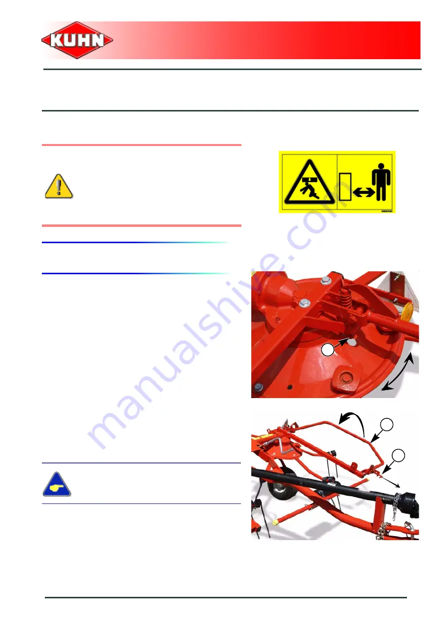 KUHN GF222T Operator'S Manual Download Page 27