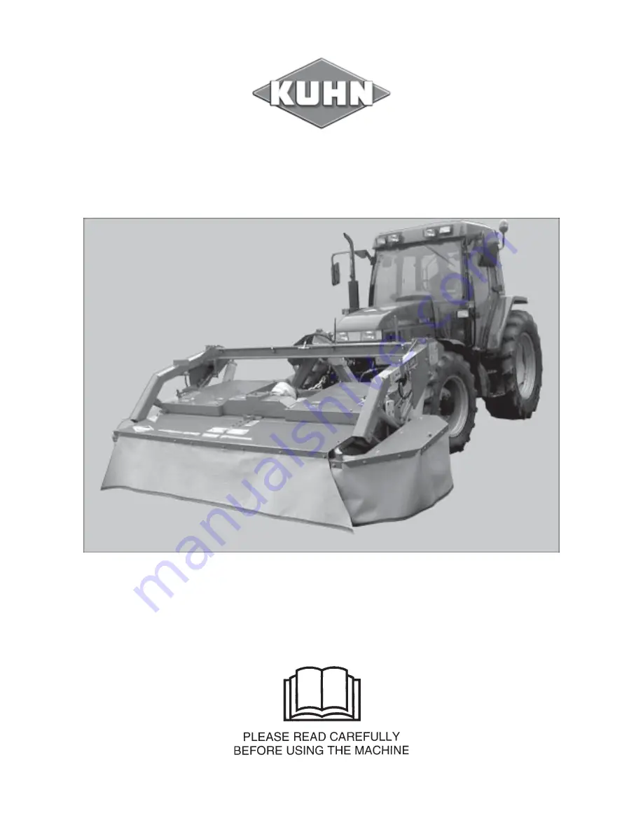 KUHN GMD 602 F Assembly & Operators Manual Download Page 1