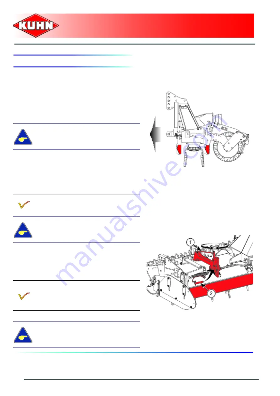 KUHN HR 4004 D Operator'S Manual Download Page 66