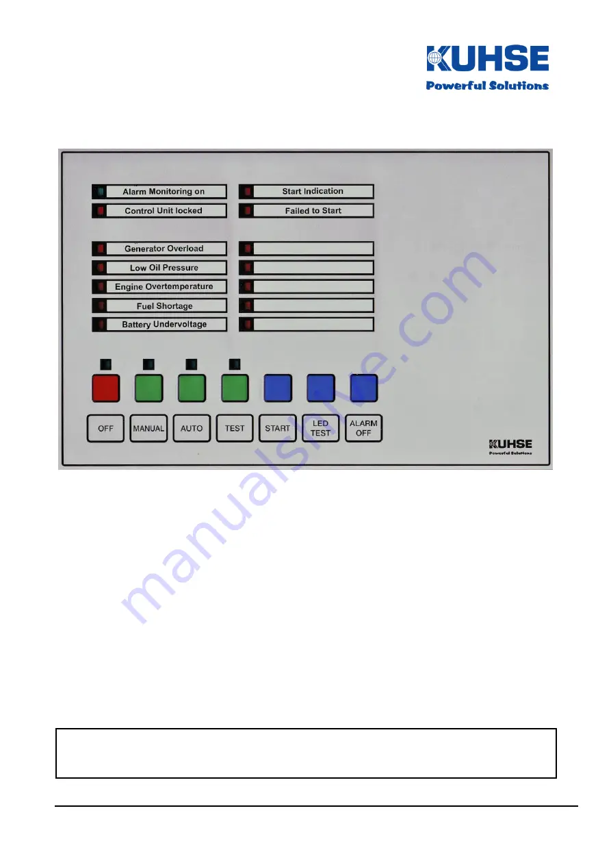 Kuhse KEA 293 PST Operating Instruction Download Page 1