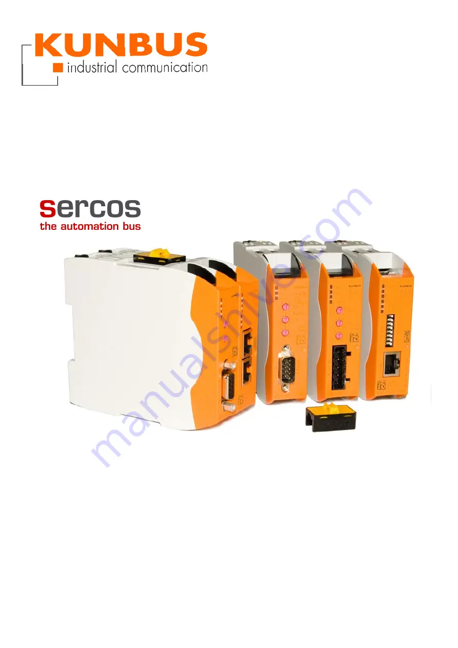 Kunbus Sercos Series User Manual Download Page 1