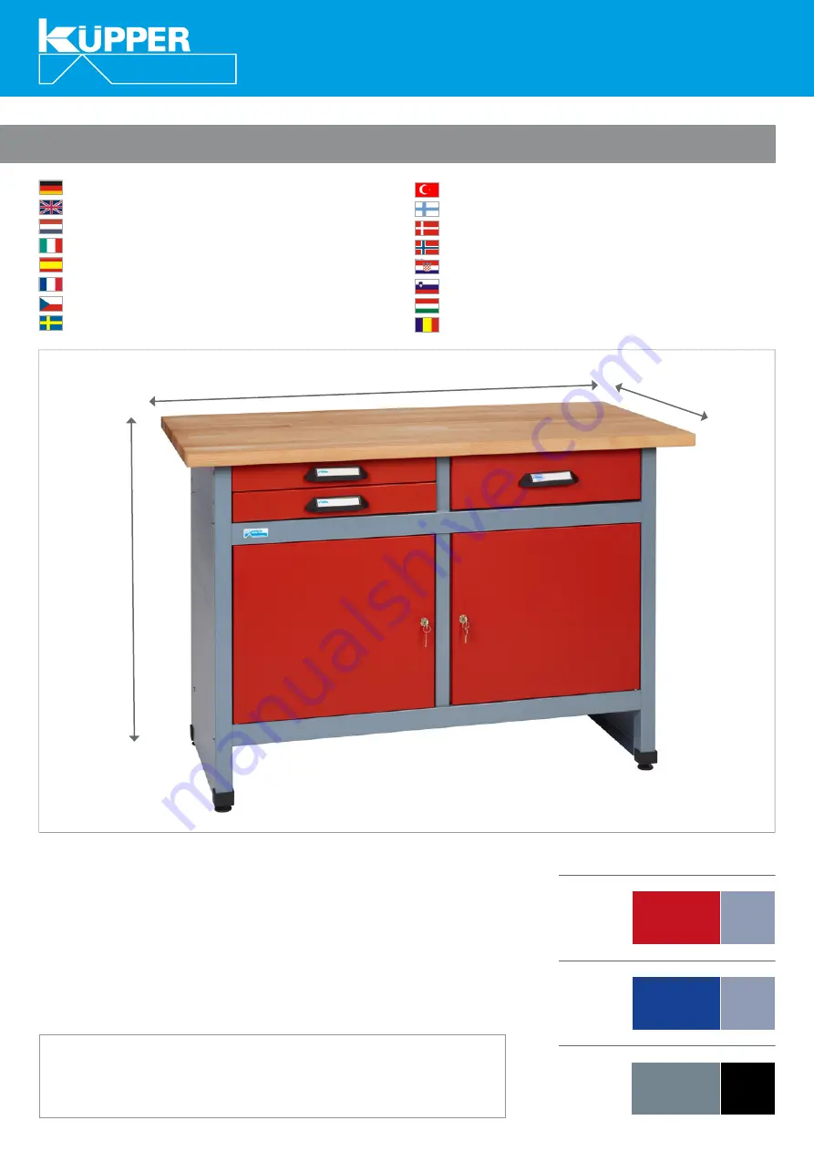 kupper 12250 Assembly Instruction Manual Download Page 1