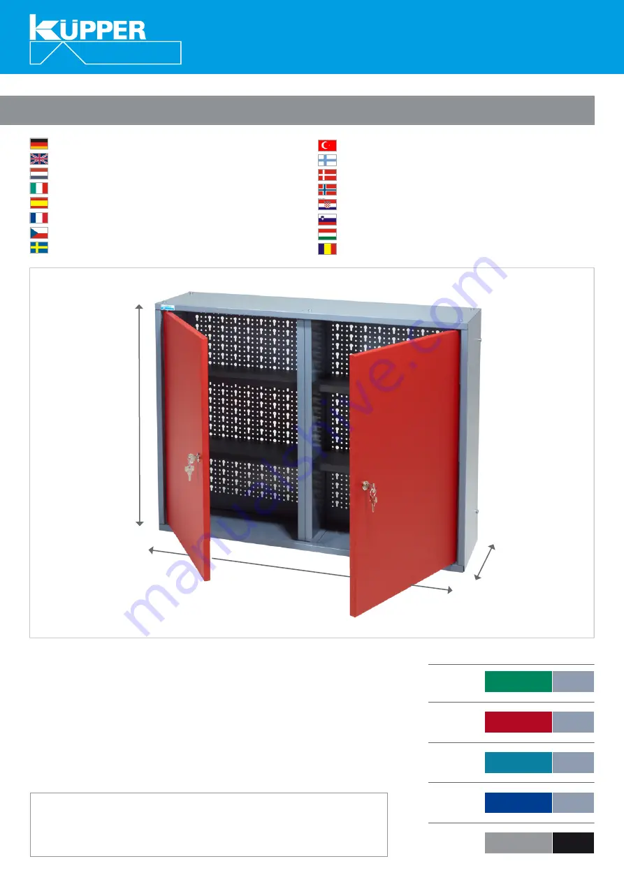 kupper 70120 Series Assembly Instruction Manual Download Page 1