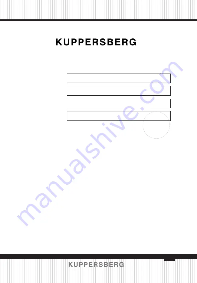 Kuppersberg 6486 Technical Passport Download Page 71