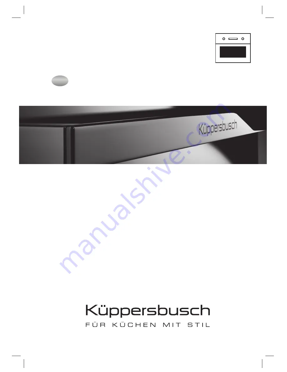 Kuppersbusch B6550.0 Instructions For Use Manual Download Page 1