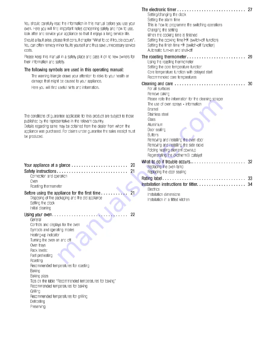 Kuppersbusch EEB 6300.8 Instructions For Use And Installation Instructions Download Page 2