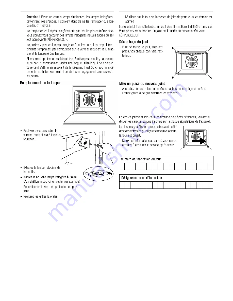 Kuppersbusch EEB 6600.8 Use And Installation  Manual Download Page 73