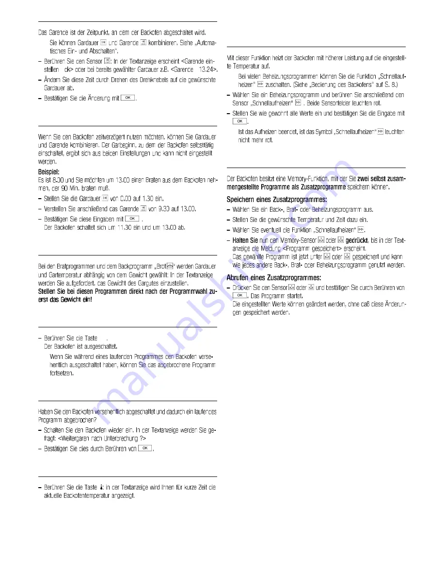 Kuppersbusch EEB 6800.8 Use And Installation  Manual Download Page 9