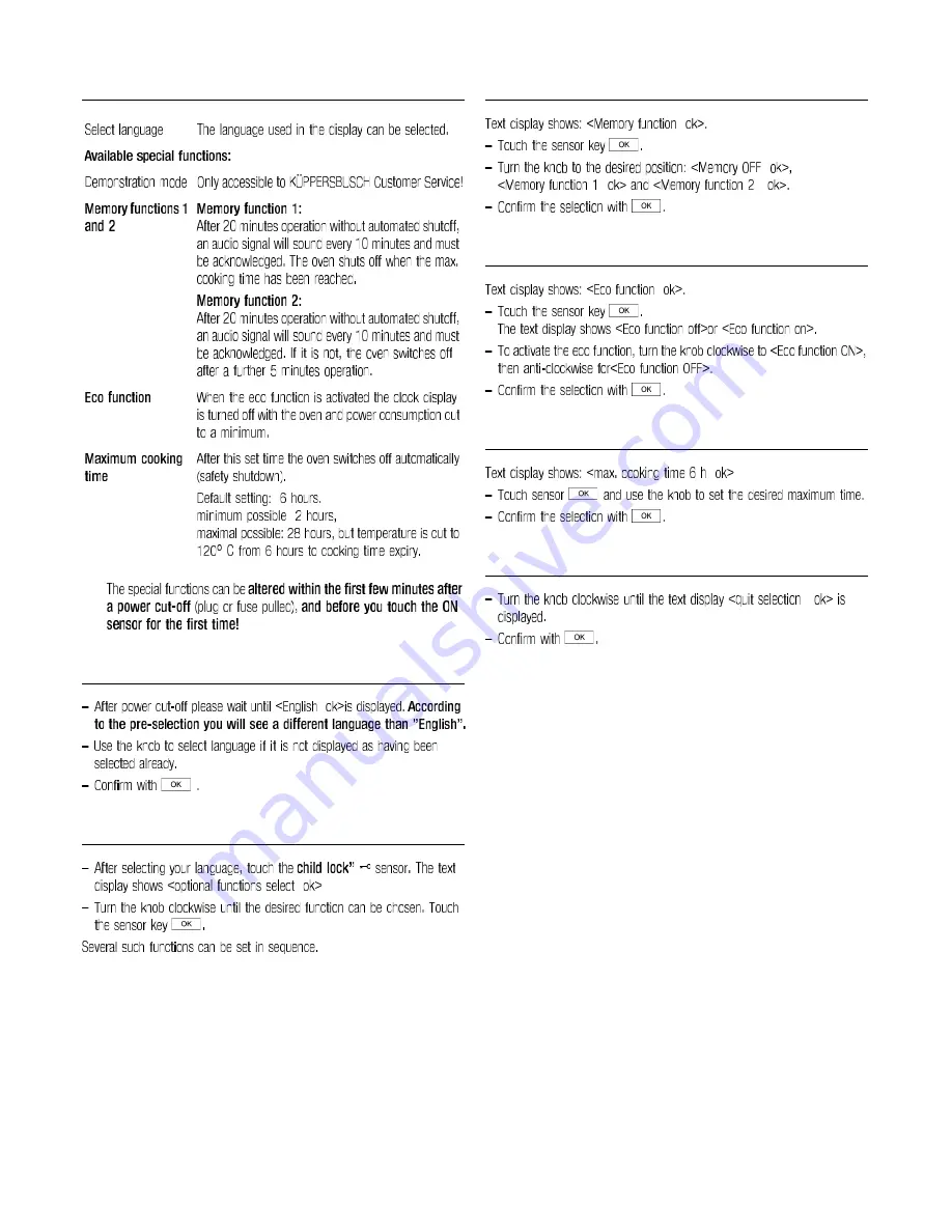 Kuppersbusch EEB 6800.8 Use And Installation  Manual Download Page 41