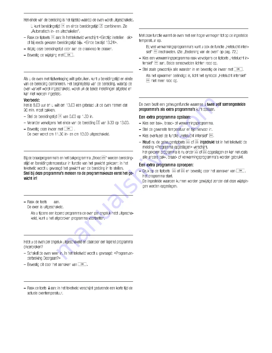 Kuppersbusch EEB 6800.8 Use And Installation  Manual Download Page 73