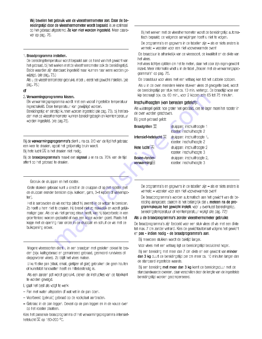 Kuppersbusch EEB 6800.8 Use And Installation  Manual Download Page 74