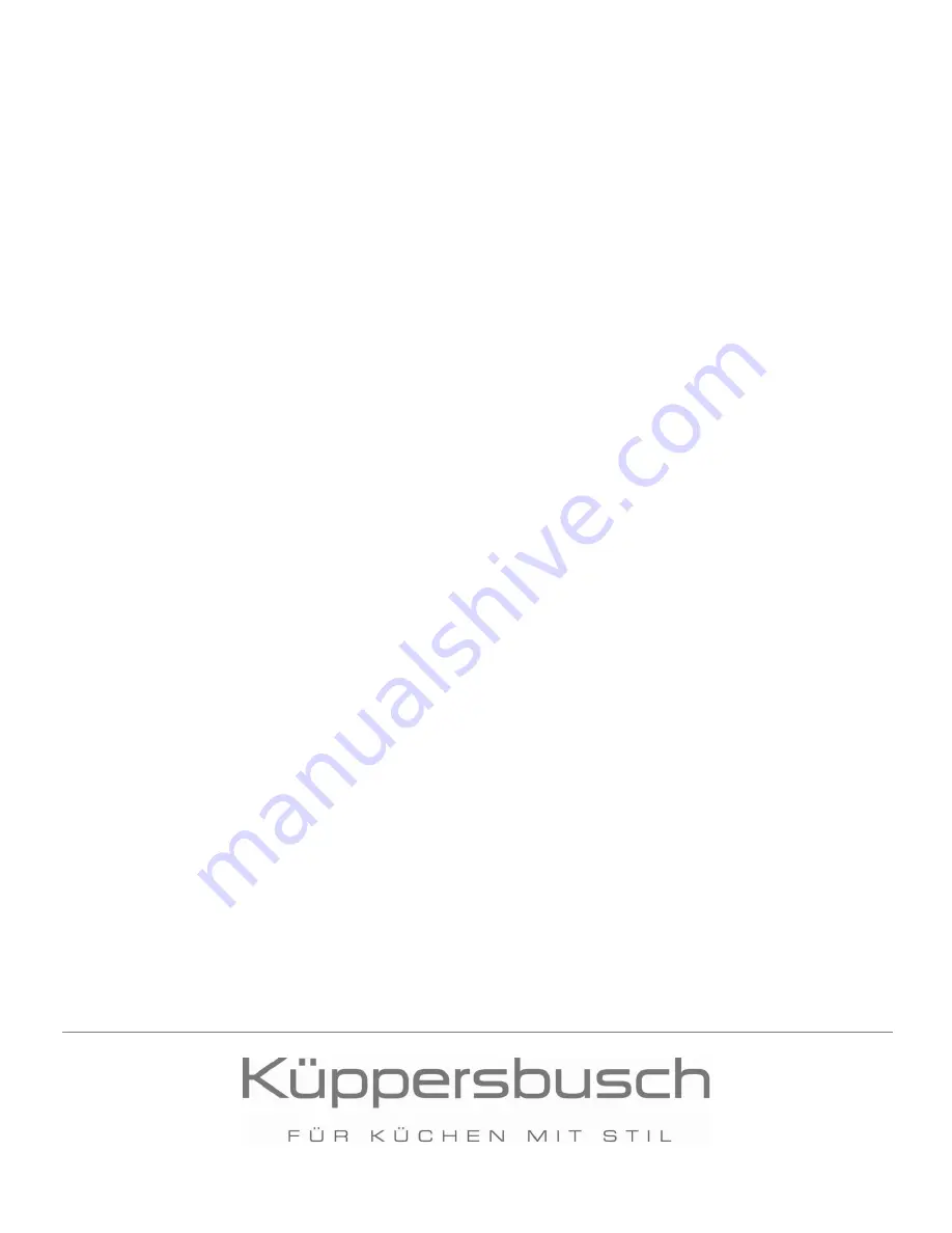 Kuppersbusch EKDG 6550.0 User Manual Download Page 1