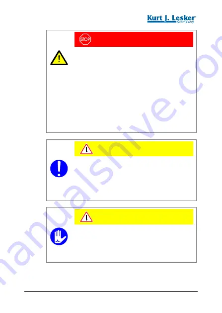 Kurt J. Lesker KJLC XCG Operating Manual Download Page 14