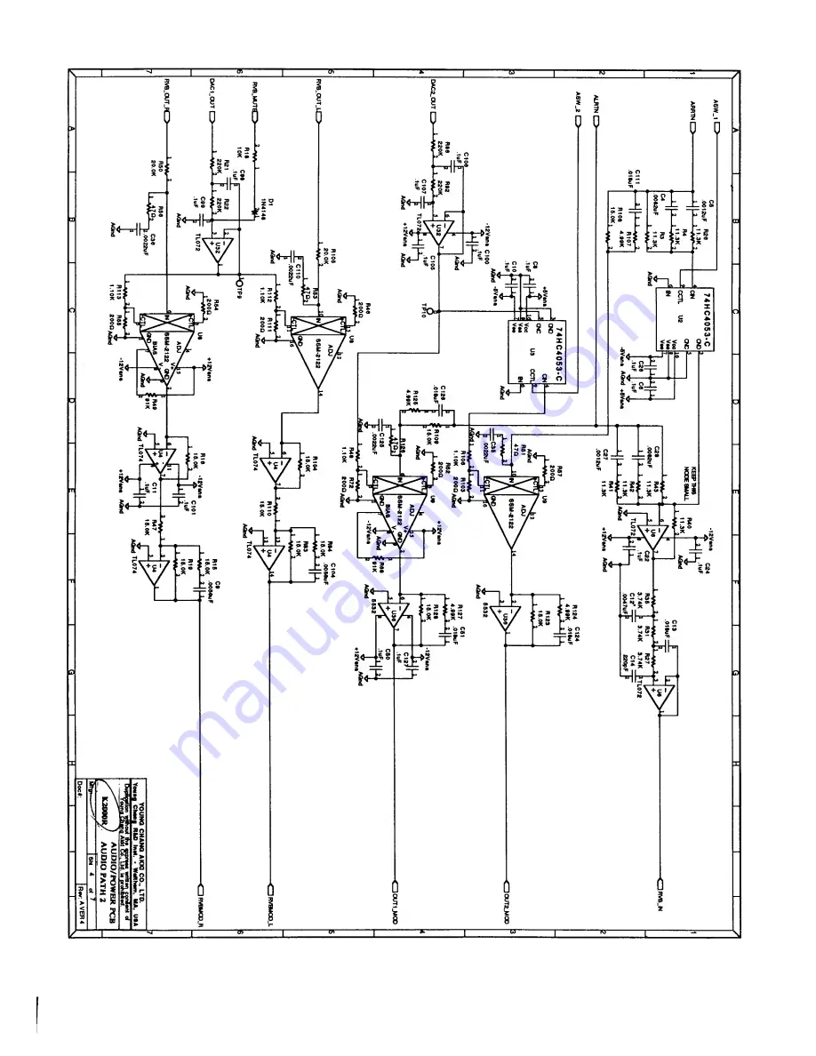 Kurzweil K2000R Service Manual Download Page 122