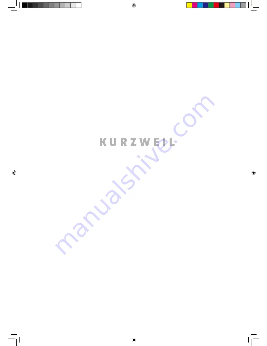 Kurzweil m230 User Manual Download Page 34