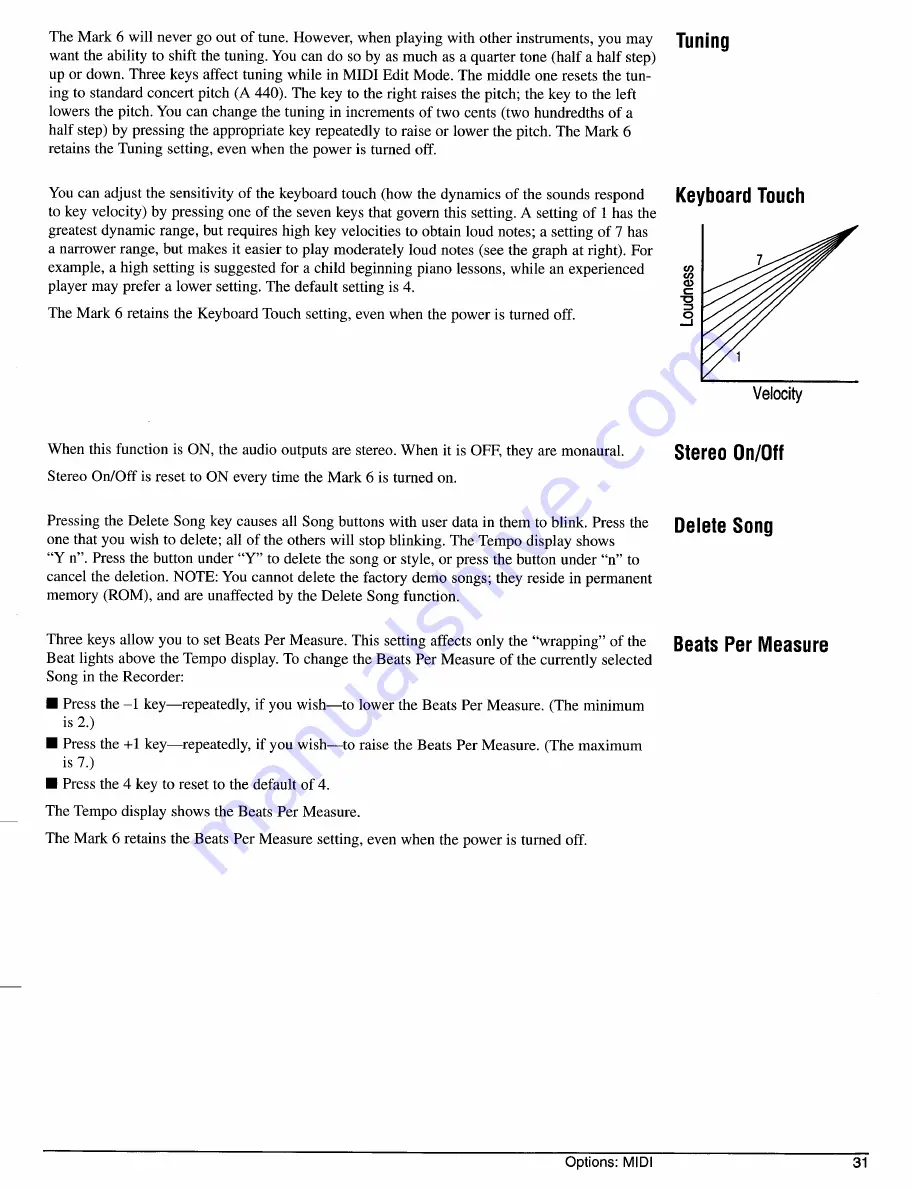 Kurzweil MARK 6 Owner'S Manual Download Page 34