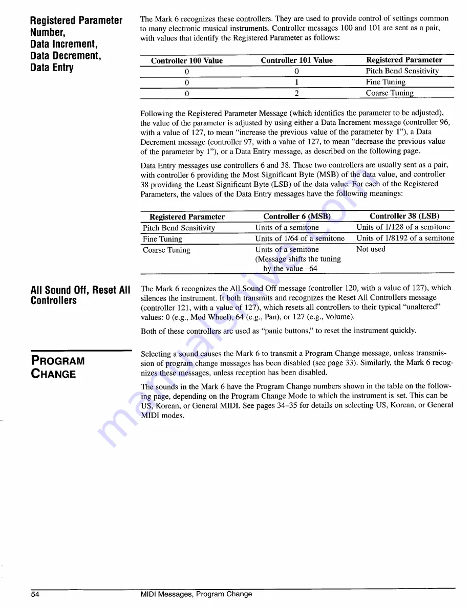 Kurzweil MARK 6 Owner'S Manual Download Page 47