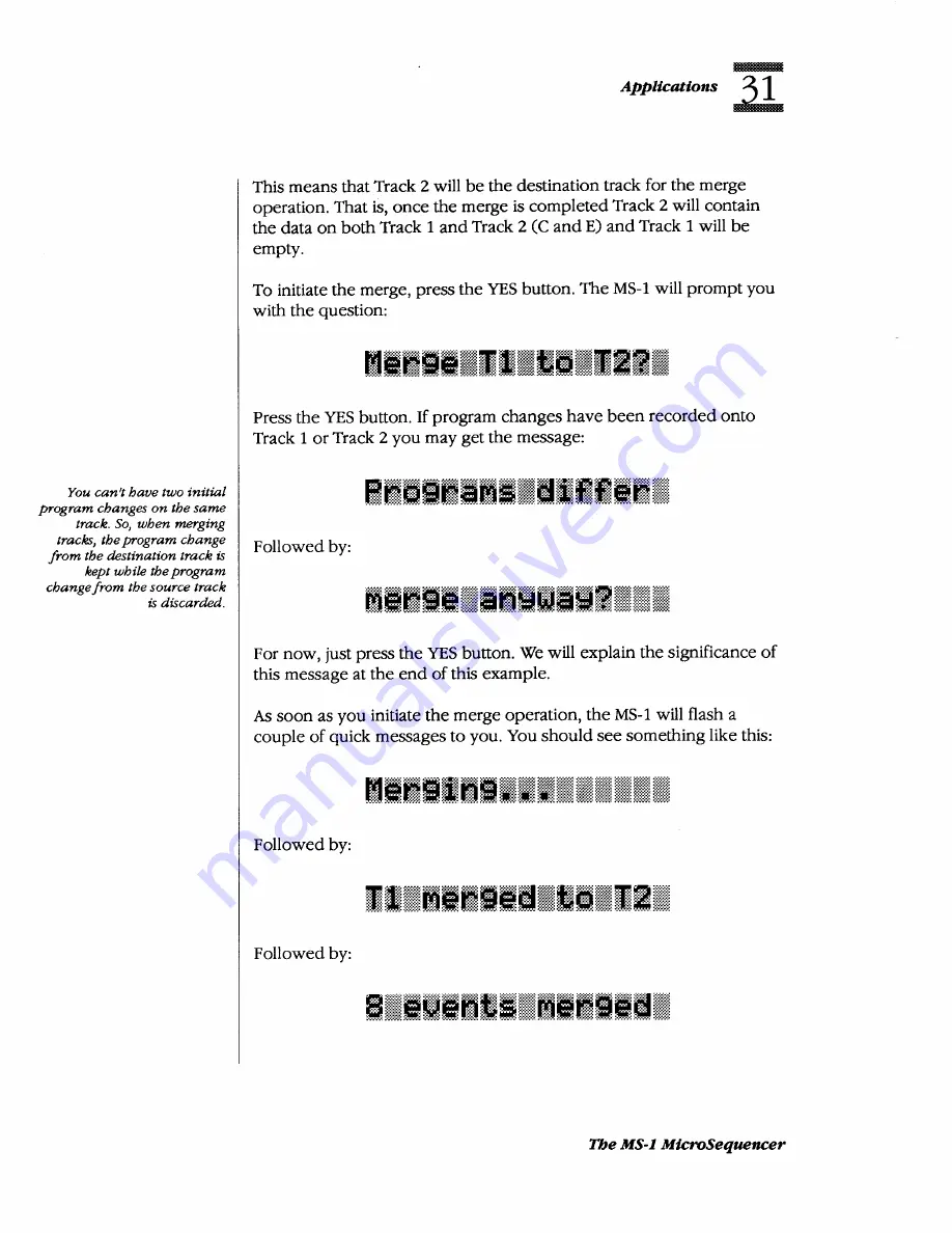 Kurzweil MS-1 MICRO SEQUENCER - MUSICIAN S GUIDE Manual Download Page 28