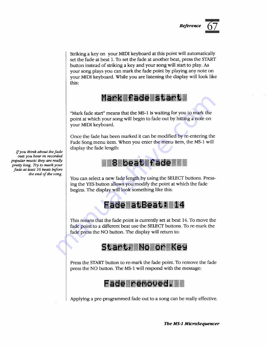 Kurzweil MS-1 MICRO SEQUENCER - MUSICIAN S GUIDE Manual Download Page 64