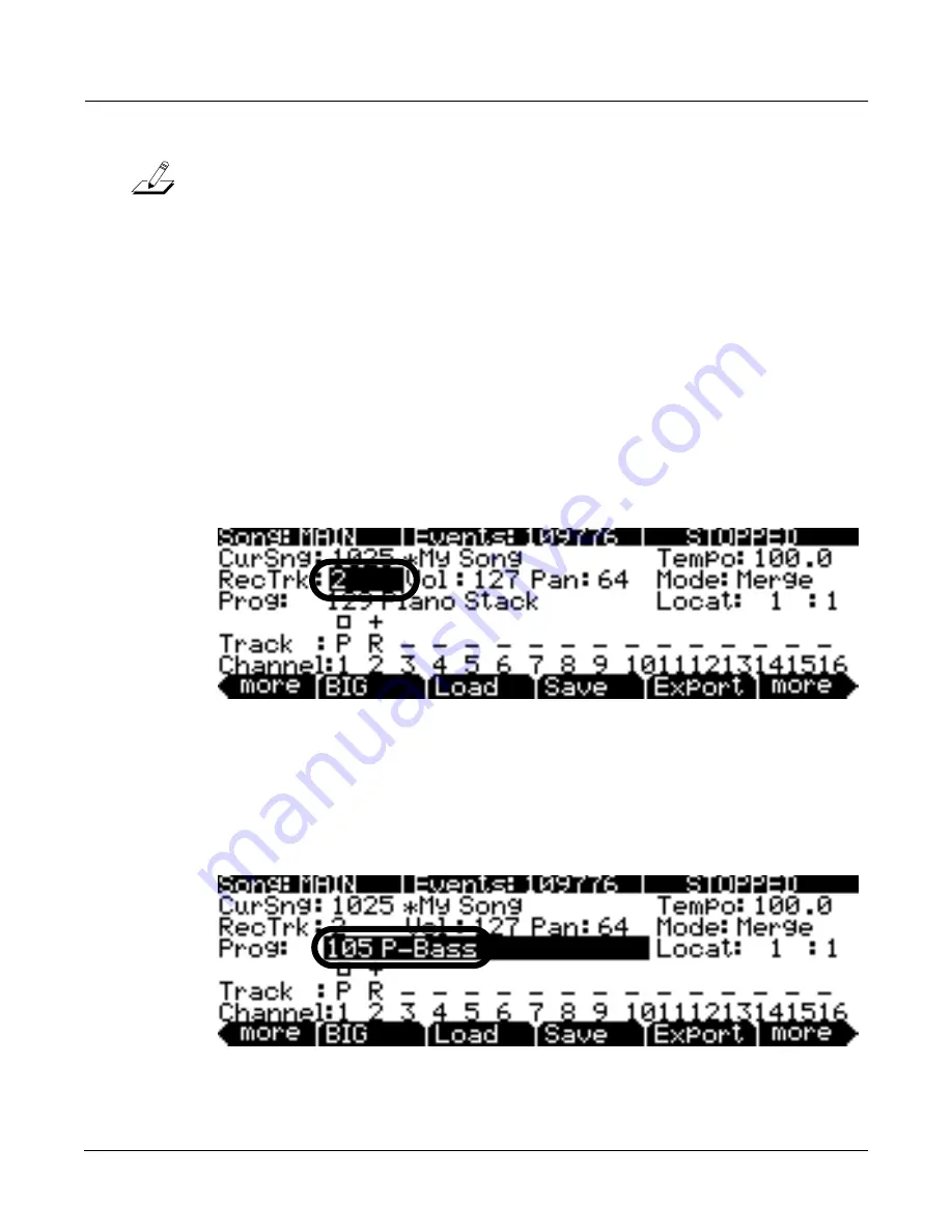 Kurzweil X-Pro BG Getting Started Manual Download Page 47