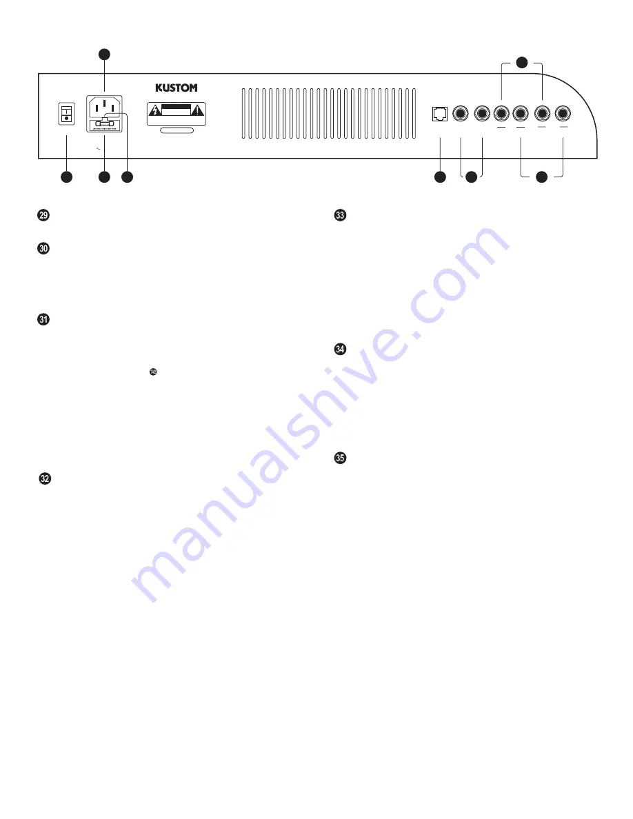 Kustom WAV 212 Owner'S Manual Download Page 8