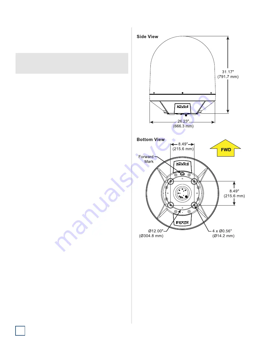 KVH Industries TracNet H60 Installation Manual Download Page 6