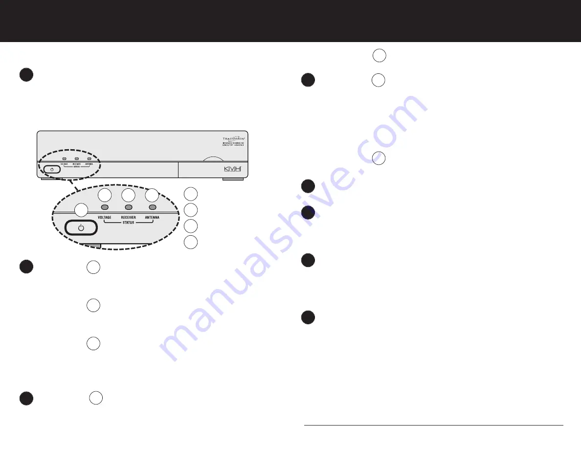 KVH Industries TracVision HDTV Converter Quick Start Manual Download Page 2