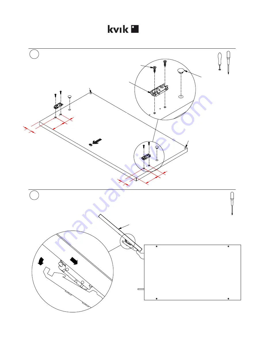 Kvik PT530.060 Assembly Instructions Manual Download Page 8