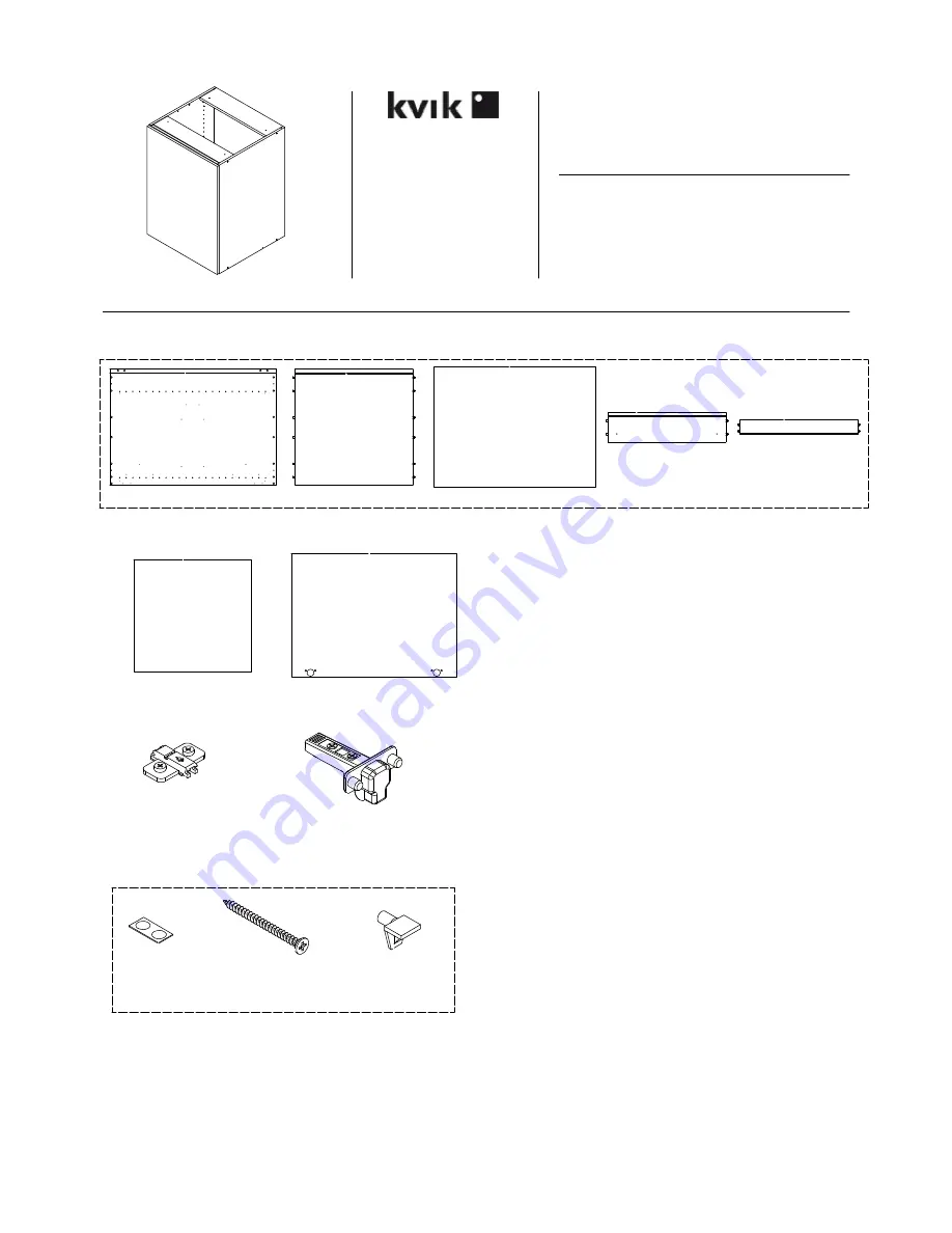 Kvik U801-060 Assembly Instructions Manual Download Page 1