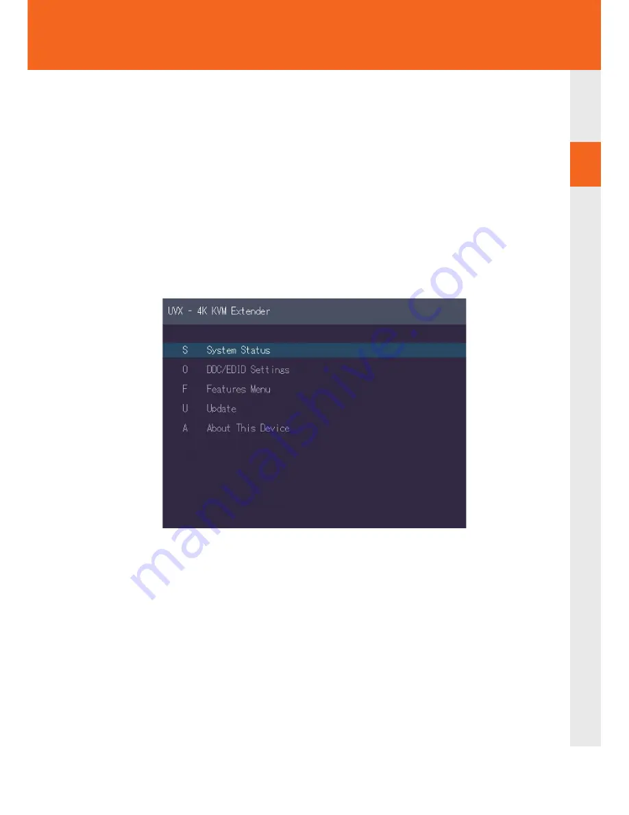 KVM-TEC Ultraline UVX1 Instruction Manual Download Page 19