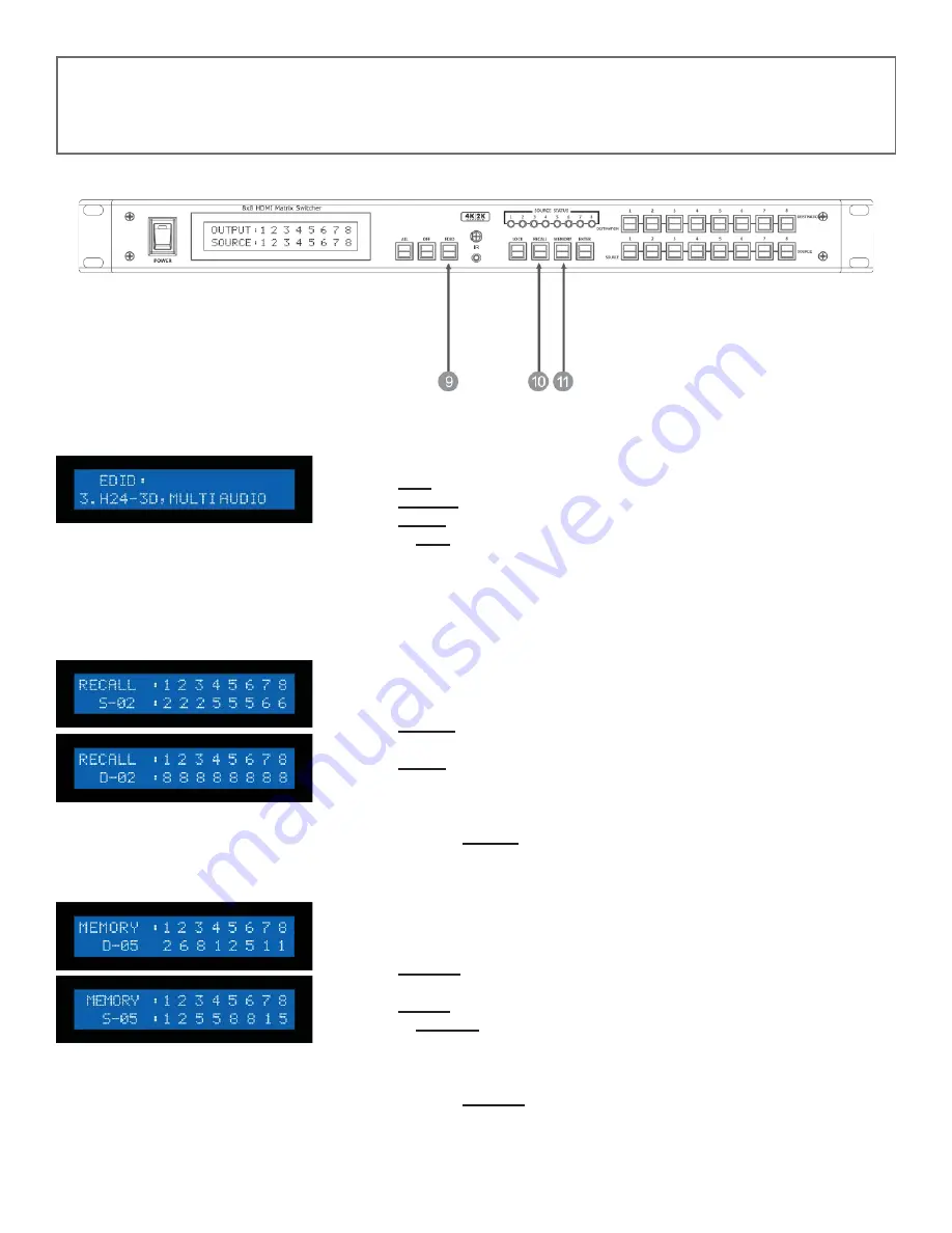 KVMSwitchTech HD-MTX-88-4K Instruction Manual Download Page 8