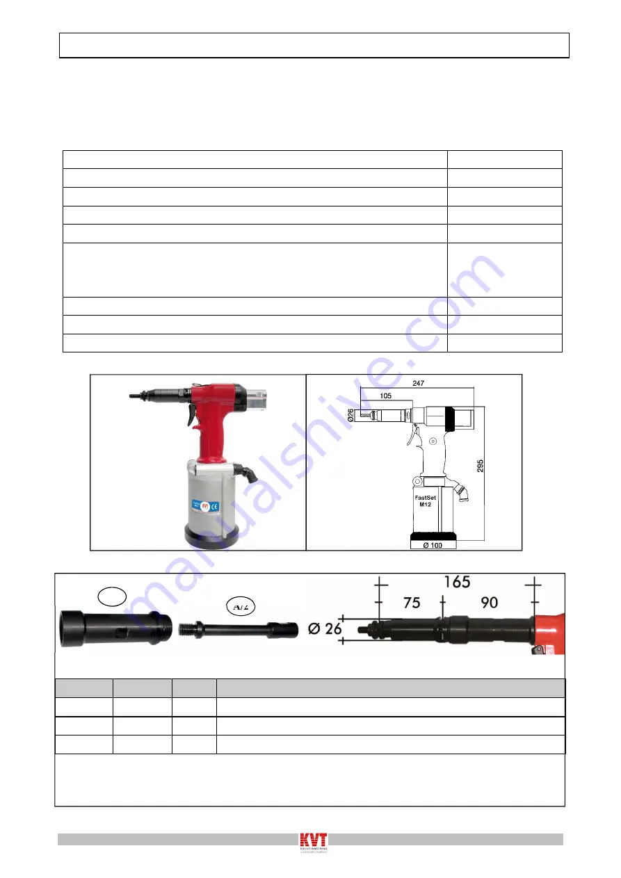 KVT FastSetM12 Instruction Manual Download Page 57