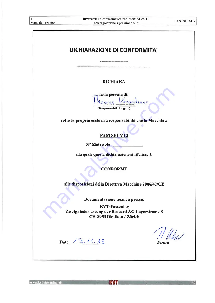 KVT FastSetM12 Instruction Manual Download Page 93