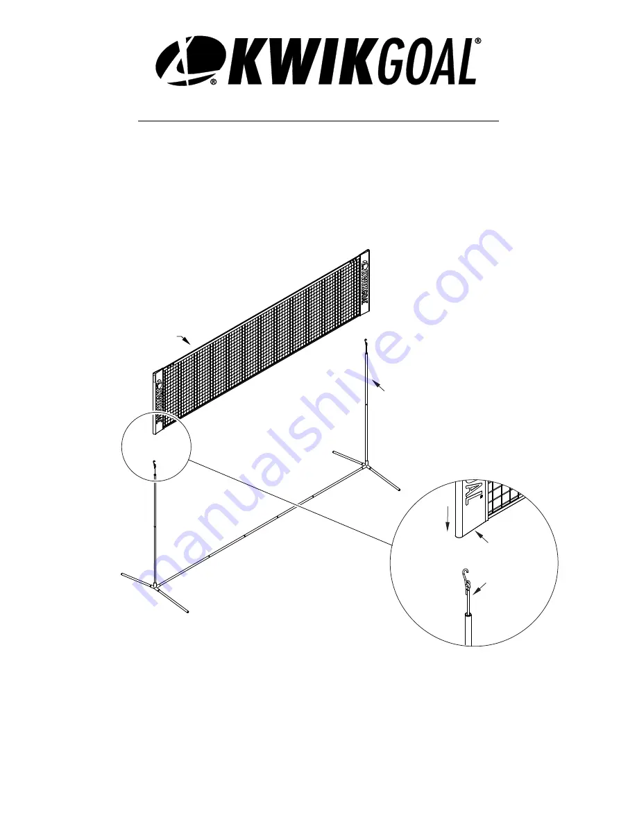 KWIK GOAL 16B3801 Assembly Instructions Download Page 1