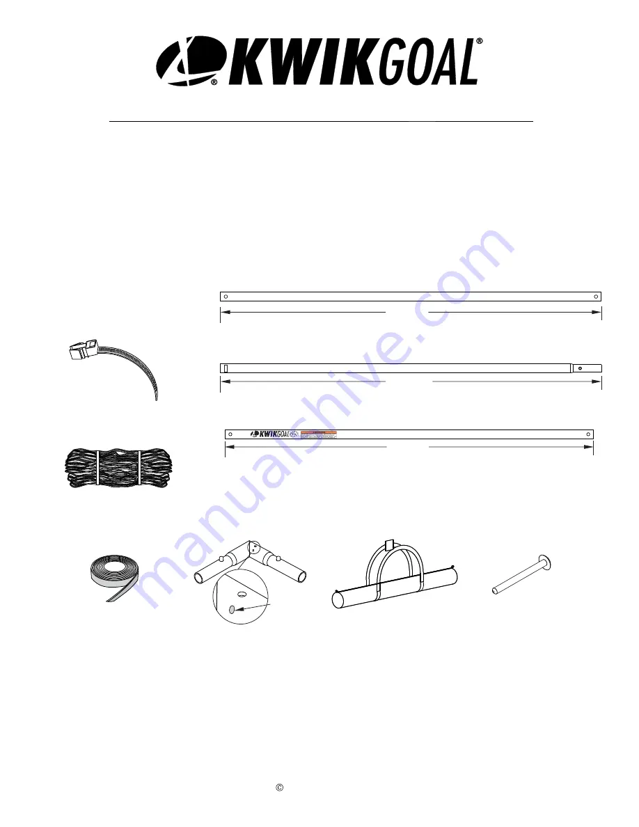 KWIK GOAL WC-185 Assembly Instructions Manual Download Page 1