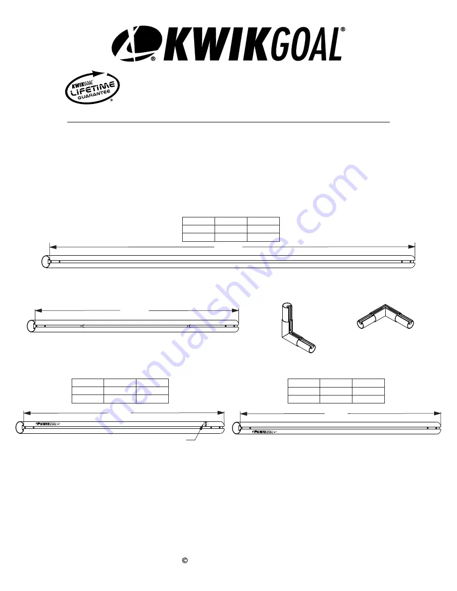 KwikGoal 25B14 Assembly Instructions Manual Download Page 1