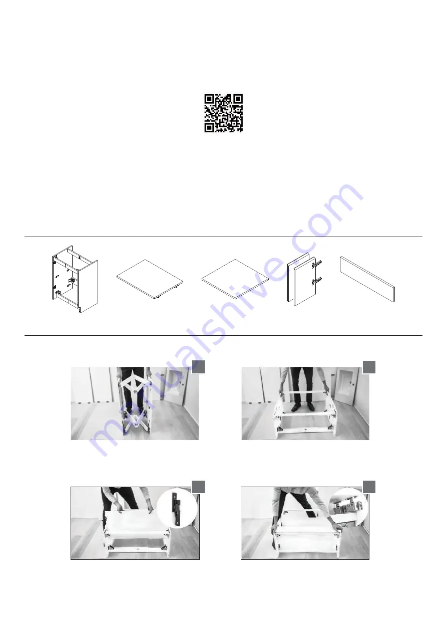 Kwiksemble Vanity 257431 Installation Manual Download Page 1