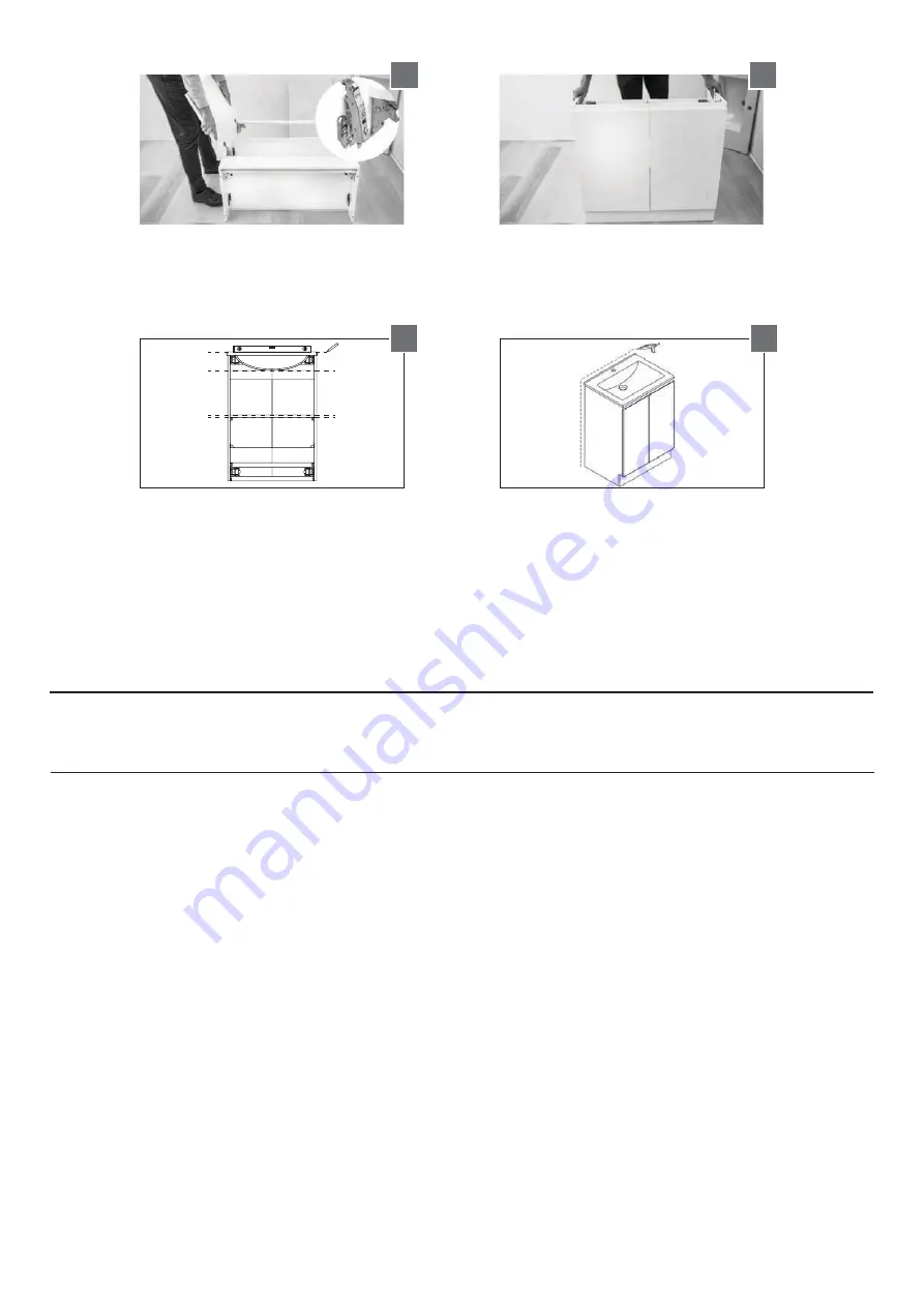 Kwiksemble Vanity 257431 Installation Manual Download Page 2