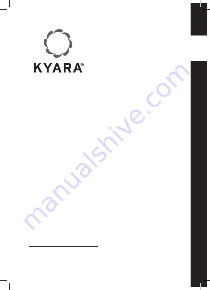 KYARA ST343 Instruction Manual Download Page 1