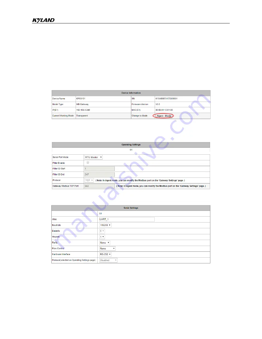 KYLAND Technology KGW3101 User Manual Download Page 36