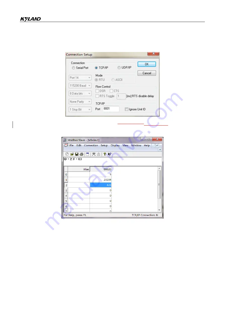 KYLAND KGW3204 User Manual Download Page 43