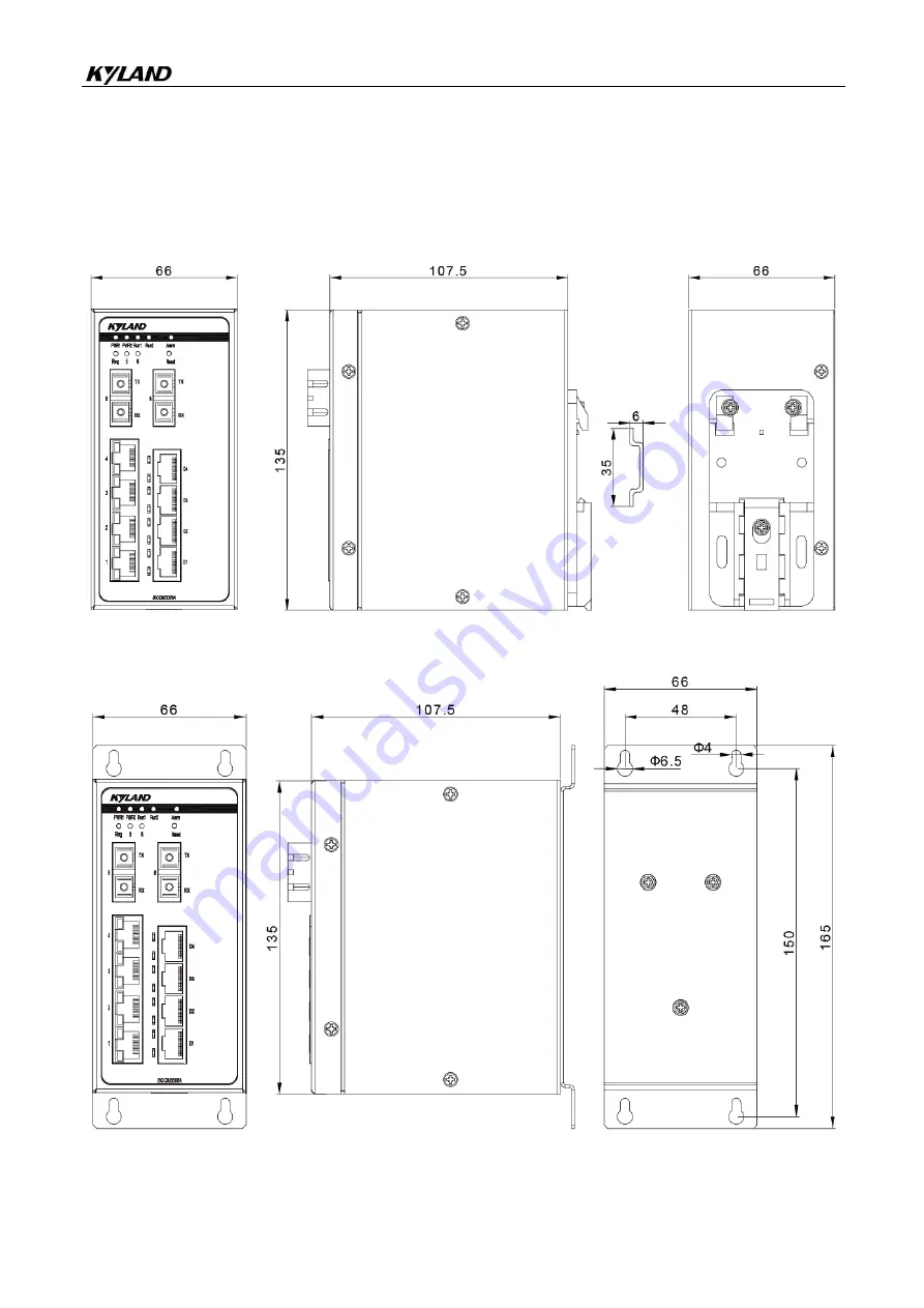 KYLAND SICOM3005A Hardware Installation Manual Download Page 9