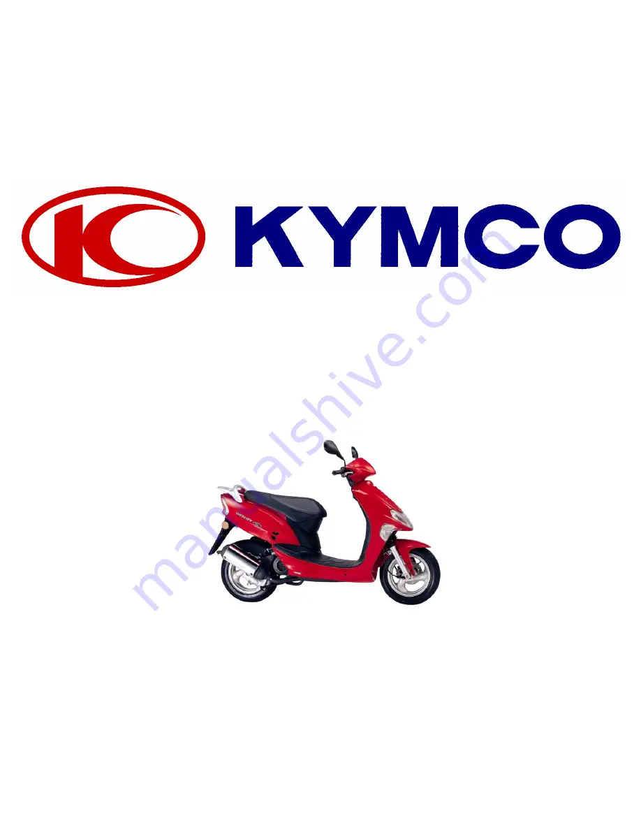 KYMCO 2 STROKE Скачать руководство пользователя страница 1