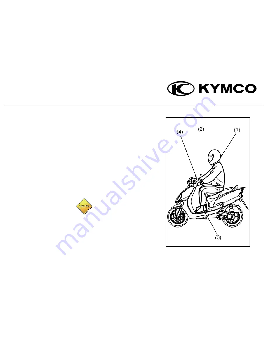 KYMCO 2 STROKE Owner'S Manual Download Page 7