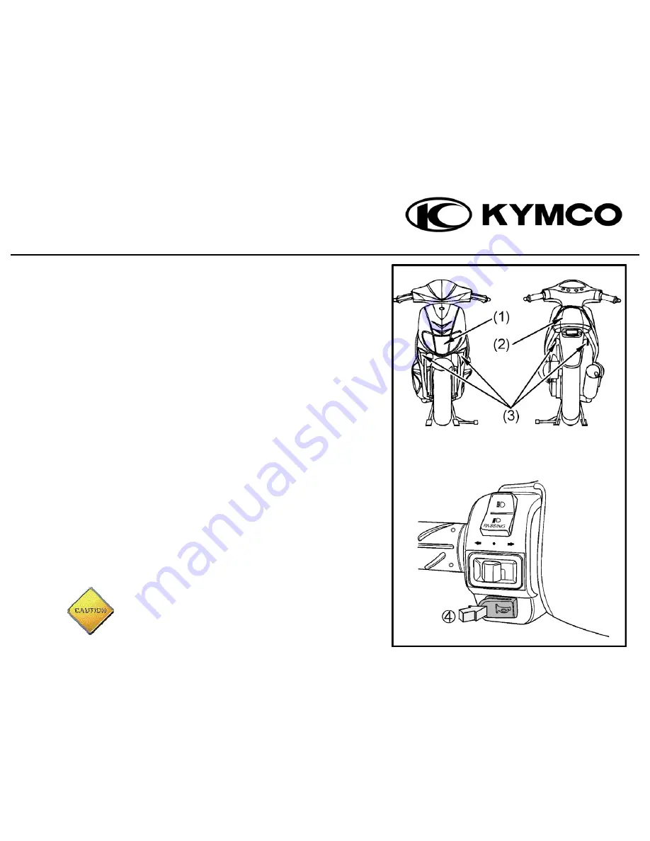 KYMCO 2 STROKE Owner'S Manual Download Page 35