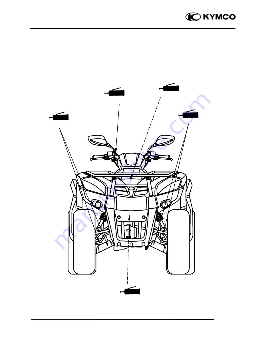 KYMCO 2006 MXU 500 Off-Road Owner'S Manual Download Page 203