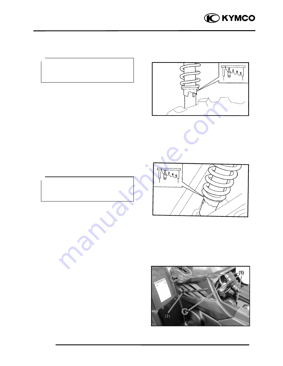 KYMCO 2006 MXU 500 Off-Road Owner'S Manual Download Page 266